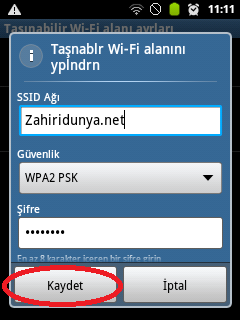 SC20131107 111144 - Android Telefonlarda Wi-Fi Dağıtıcı Aktif Etmek