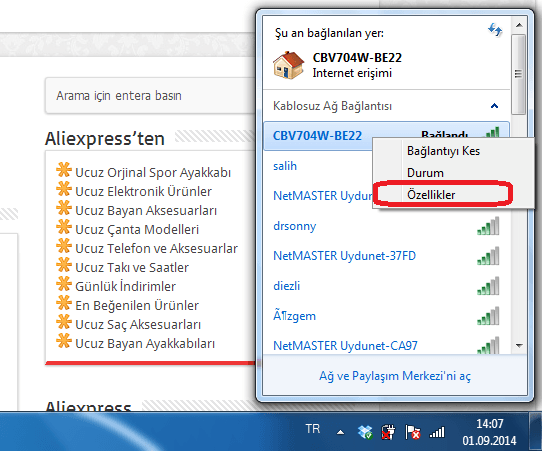 www zahiridunya net 12 - Windows 7 ve 8'de Wireless Şifresi Nasıl &Ouml;ğrenilir?