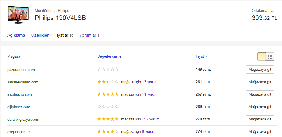 yandex market fiyat karasilastirma - Yandex Market İncelemesi