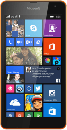 Lumia-535-specs-front-png