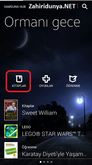 3 - Samsung HUB'dan İndirilen Kitaplar Nasıl Silinir?