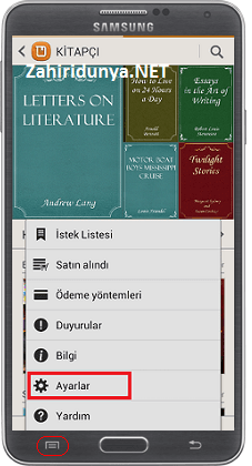4 - Samsung HUB'dan İndirilen Kitaplar Nasıl Silinir?