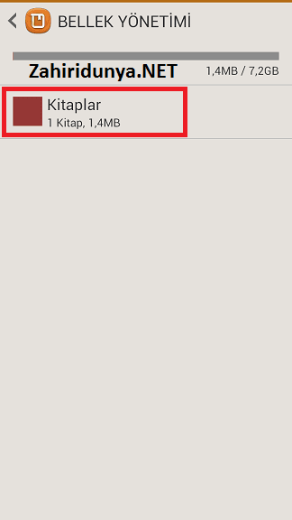 6 - Samsung HUB'dan İndirilen Kitaplar Nasıl Silinir?