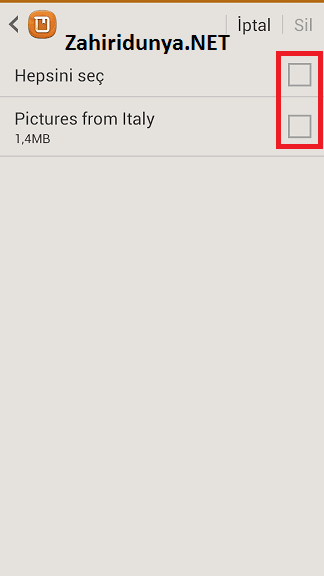 7 - Samsung HUB'dan İndirilen Kitaplar Nasıl Silinir?