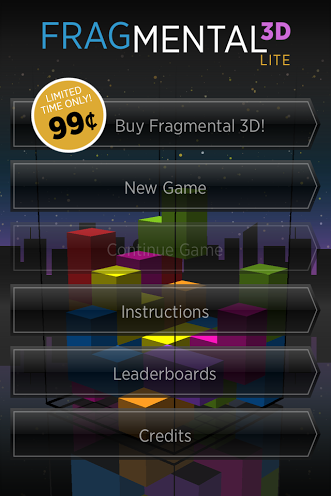 fragmental fm3d lite 4 - Fragmental 3D Lite 3 Boyutlu Tetris Oyunu