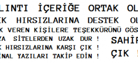kopya icerik 272x125 - Sayfada Çalıntı İçerik Yayınlamak