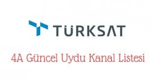 turksat 4a uydu kanal listesi 310x165 - Türksat 4A Güncel Uydu Kanal Listesi