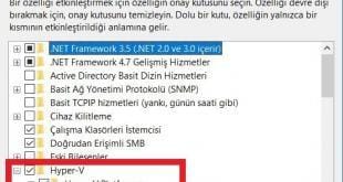 Hyper-V Sanallaştırma Yöneticisi windows özellikleri aç veya kapat hyper v compressor 310x165 - Hyper-V Sanallaştırma Yöneticisi